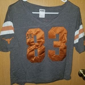 Victoria's secret PINK texas longhorns jersey (sm)
